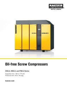 Kaeser-Oil Free Fixed Speed Rotary Screw Air C